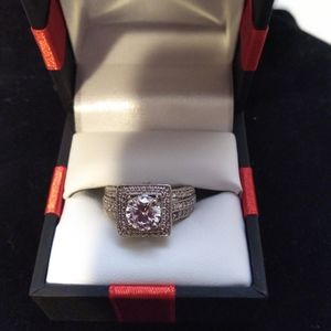 CZ Sterling Silver Wedding Ring